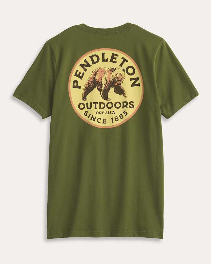 MEN'S SHORT-SLEEVE BEAR GRAPHIC TEE